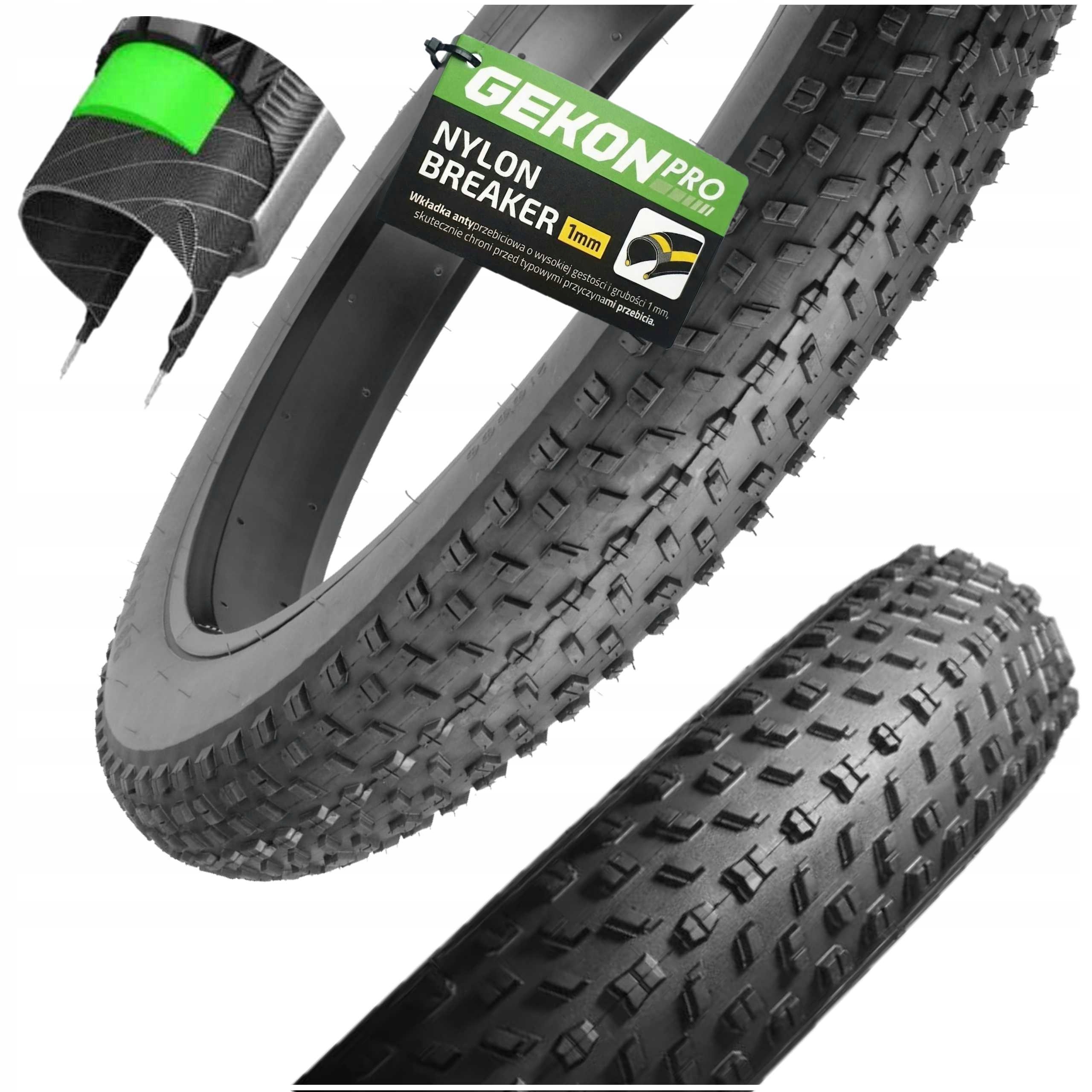 Gekon Pro Jumbo Pneumatika Proti Propíchnutí 26x4.0 Nylon Breaker 100-559