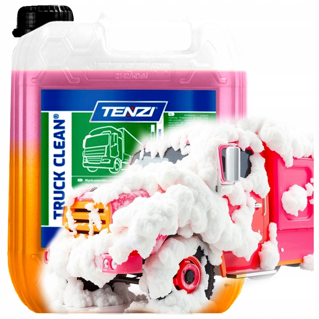 Tenzi Truck Clean aktywna piana do mycia aut silnika plandek ciężarówek 5L