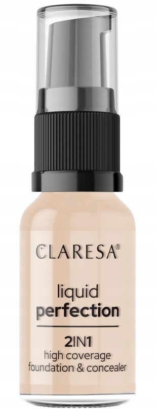 2W1 Korektor I Podkład Kryjący Liquid Perfection 102 Warm Medium Claresa