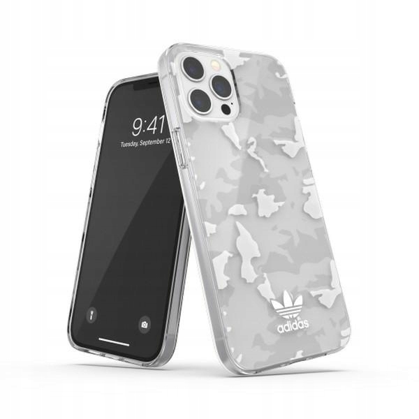 Adidas Or SnapCase Camo iPhone 12 ProMax průhledný/bílý 43706
