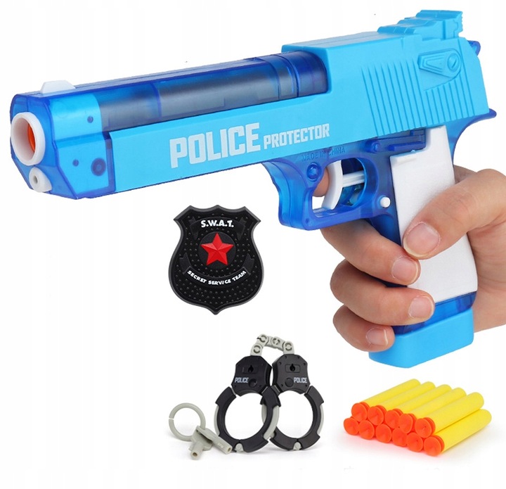 WYRZUTNIA PISTOLET NA STRZAŁKI PIANKOWE I WODĘ 2w1