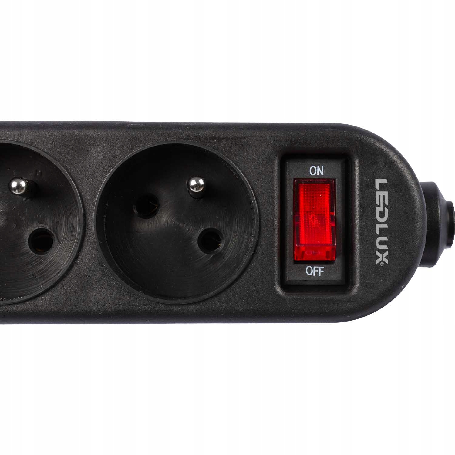 PRZEDŁUŻACZ listwa zasilająca 3m 5 gniazd LEDLUX Marka Led-lux