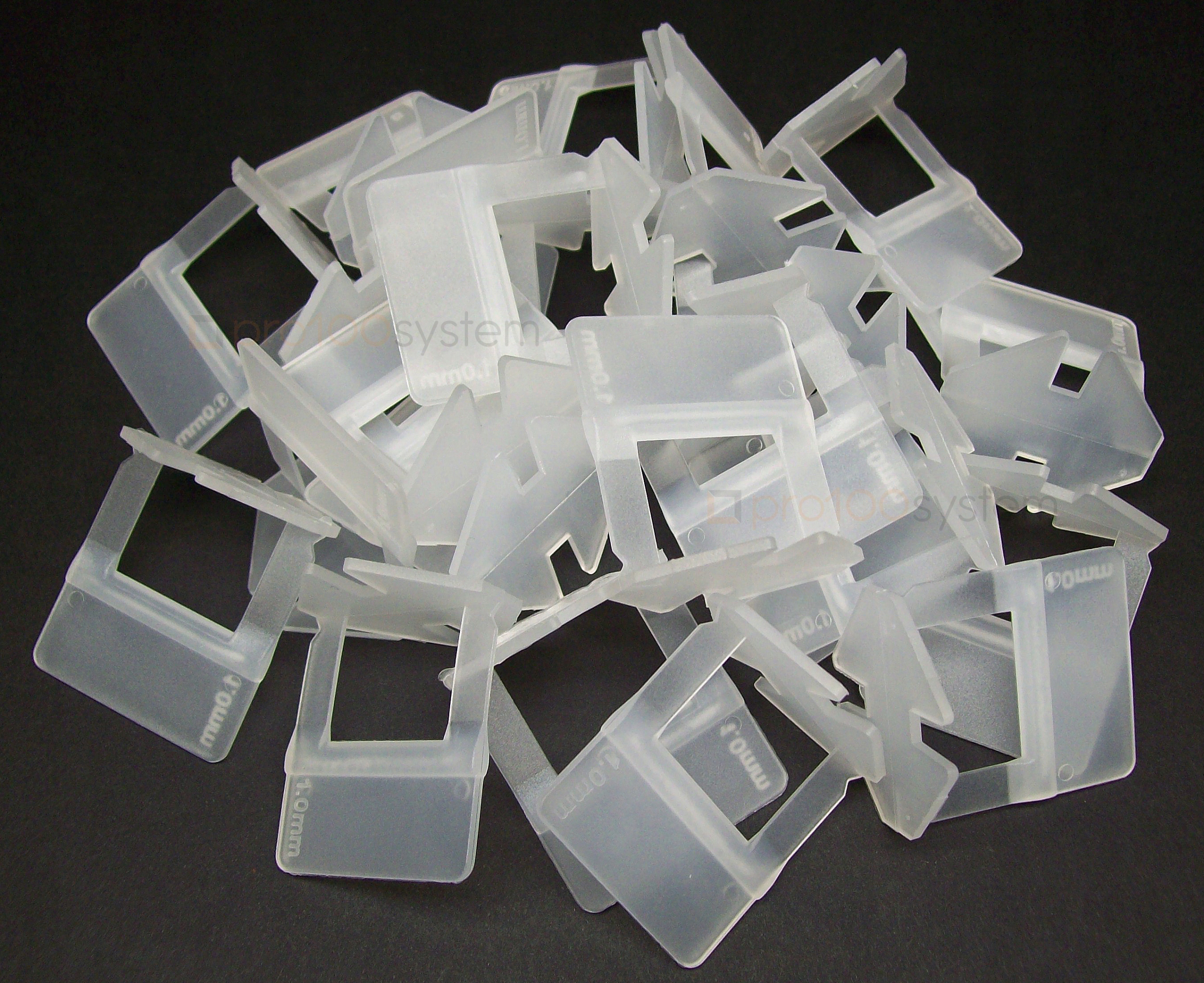 1mm SYSTEM POZIOMOWANIA 1000 KLIPSÓW+200 KLINÓW Marka pro100system