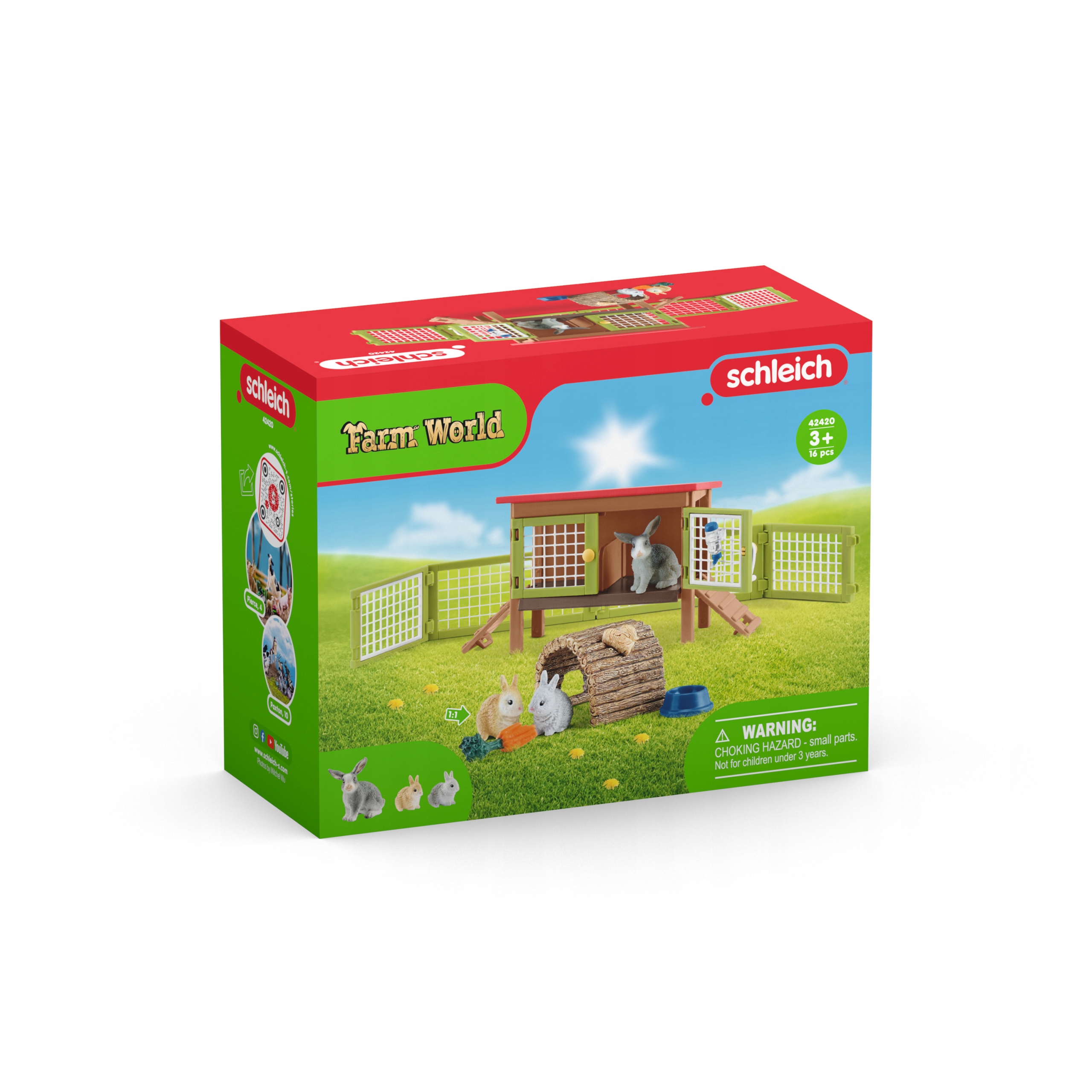 

Schleich Farm World Zagroda dla królików 42420