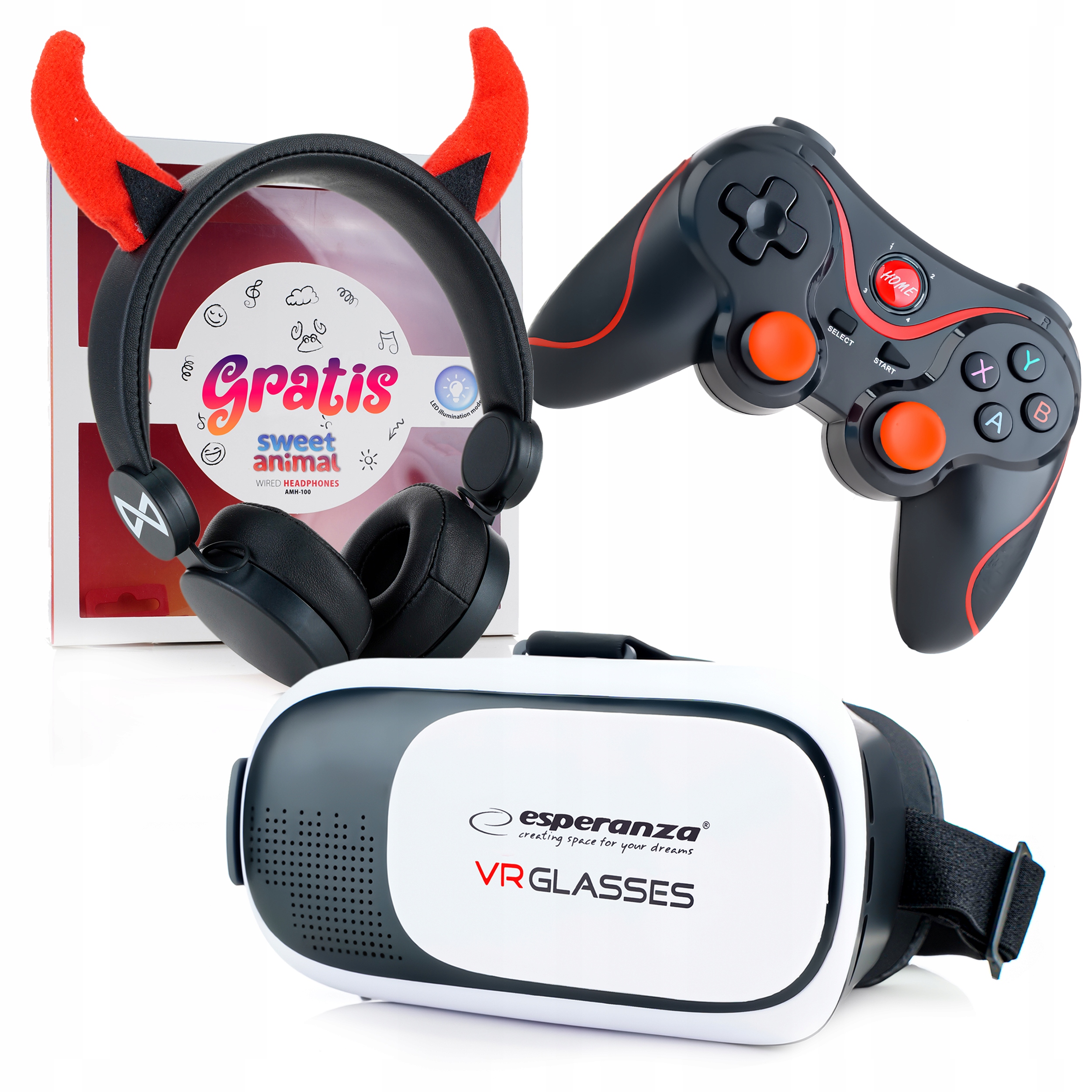 WIRTUALNA RZECZYWISTOŚĆ GOGLE 3D OKULARY VR PILOT