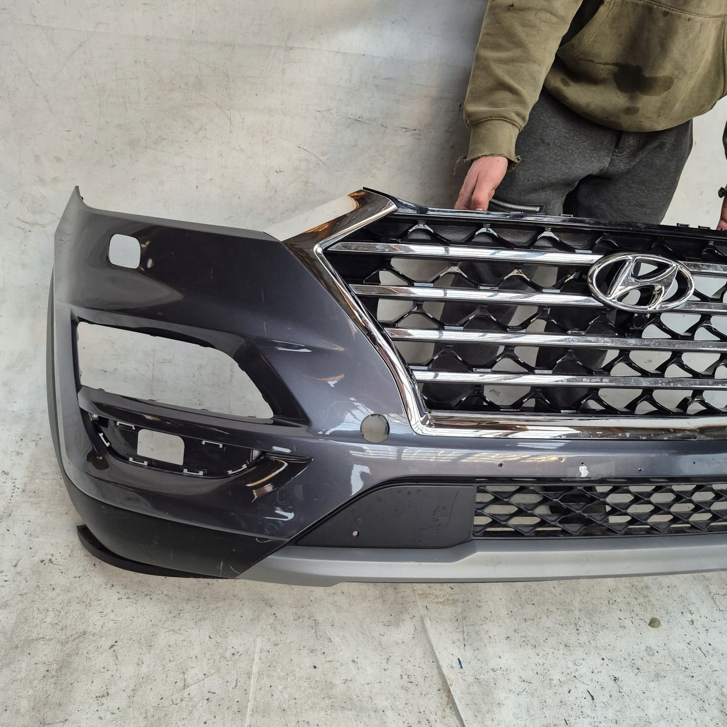 HYUNDAI TUCSON III 3 LIFT 18-20 bumper front front SPR