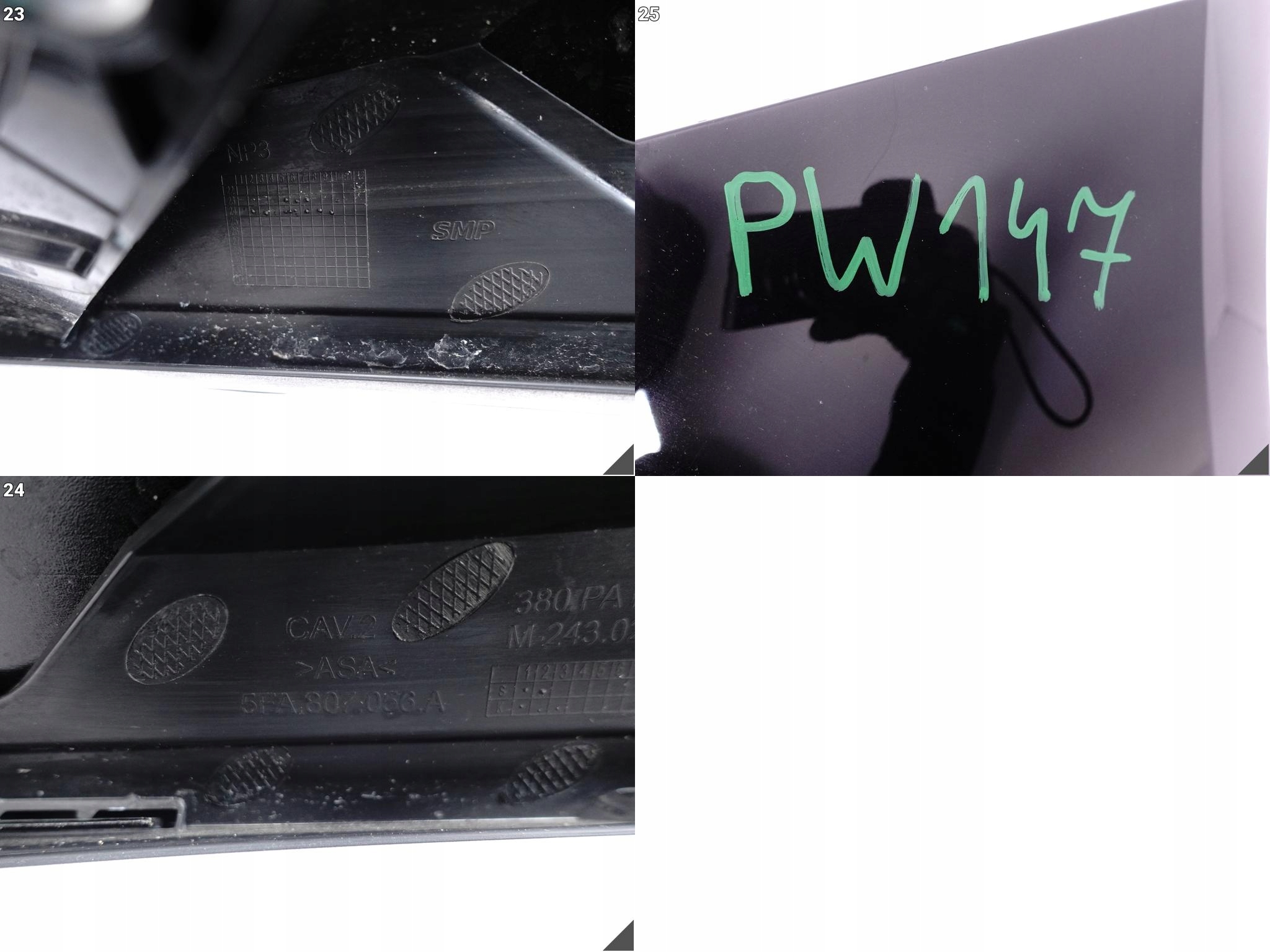 SEAT CUPRA LEON IV 4 5FA LIFT 24- bumper BUMPER front (6xPDC) Y9T LY9T