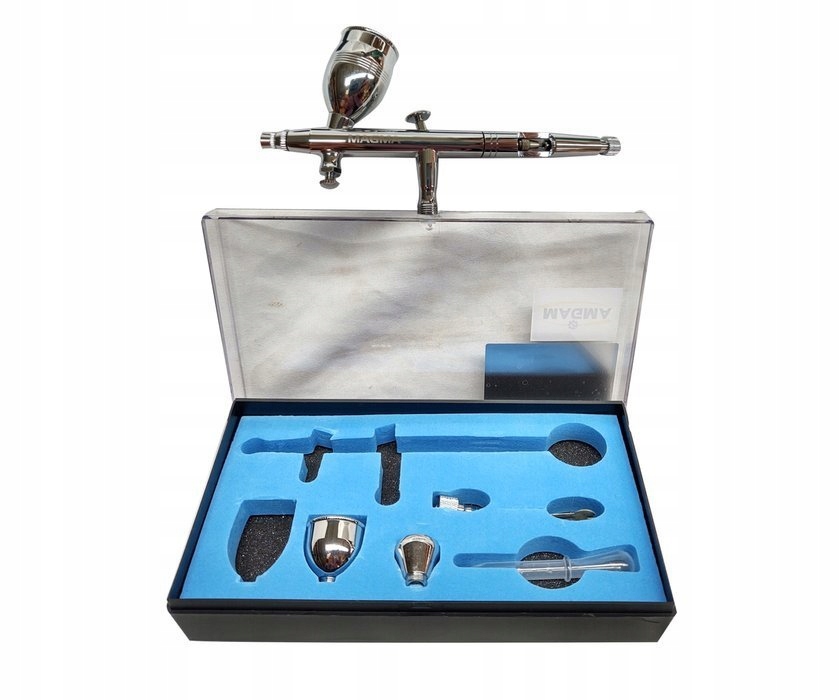 

Aerograf AB-186 modelarski 3 dysze 0,3 0,5 0,8