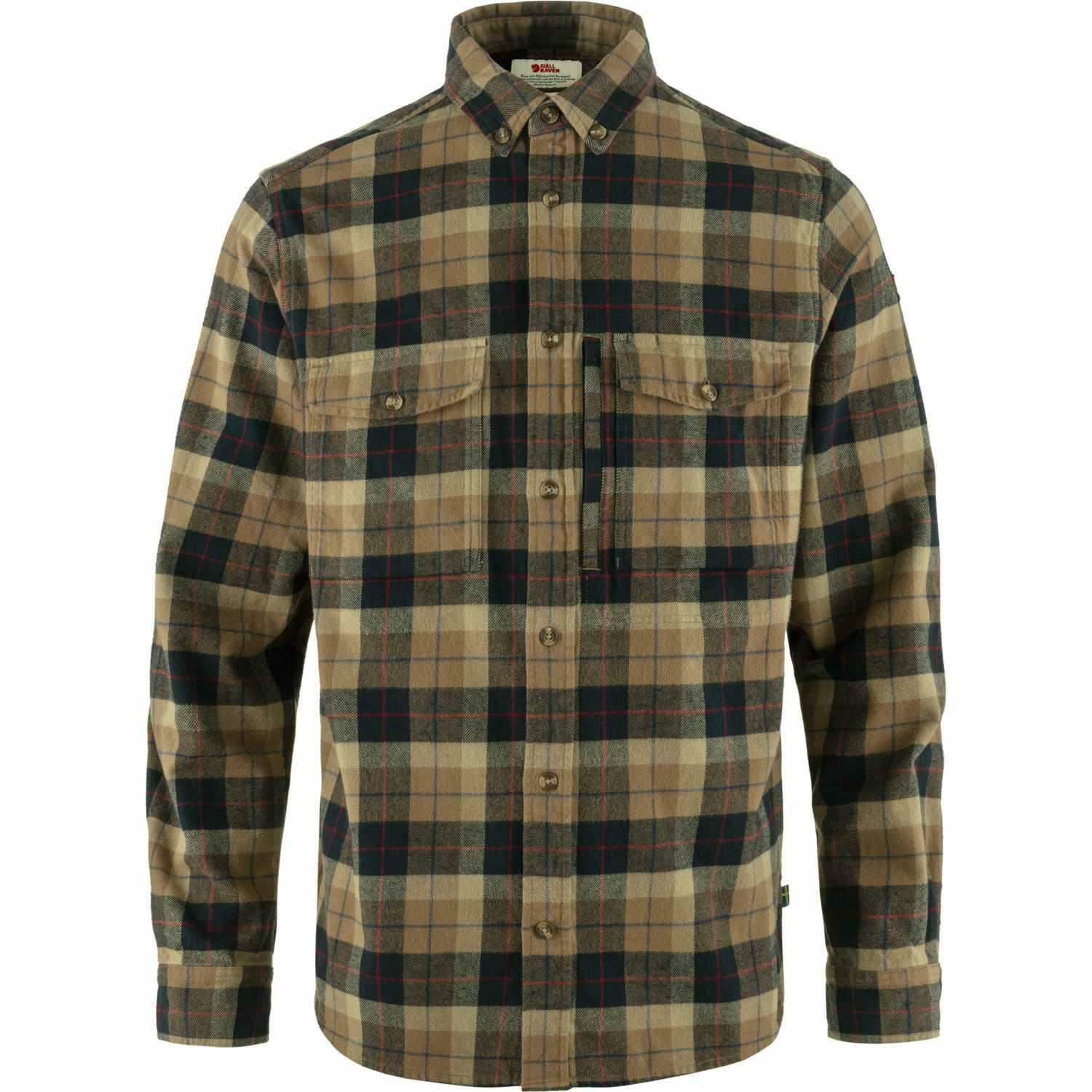 Flanelová myslivecká košile Fjallraven Varmland Heavy Flannel bavlna L