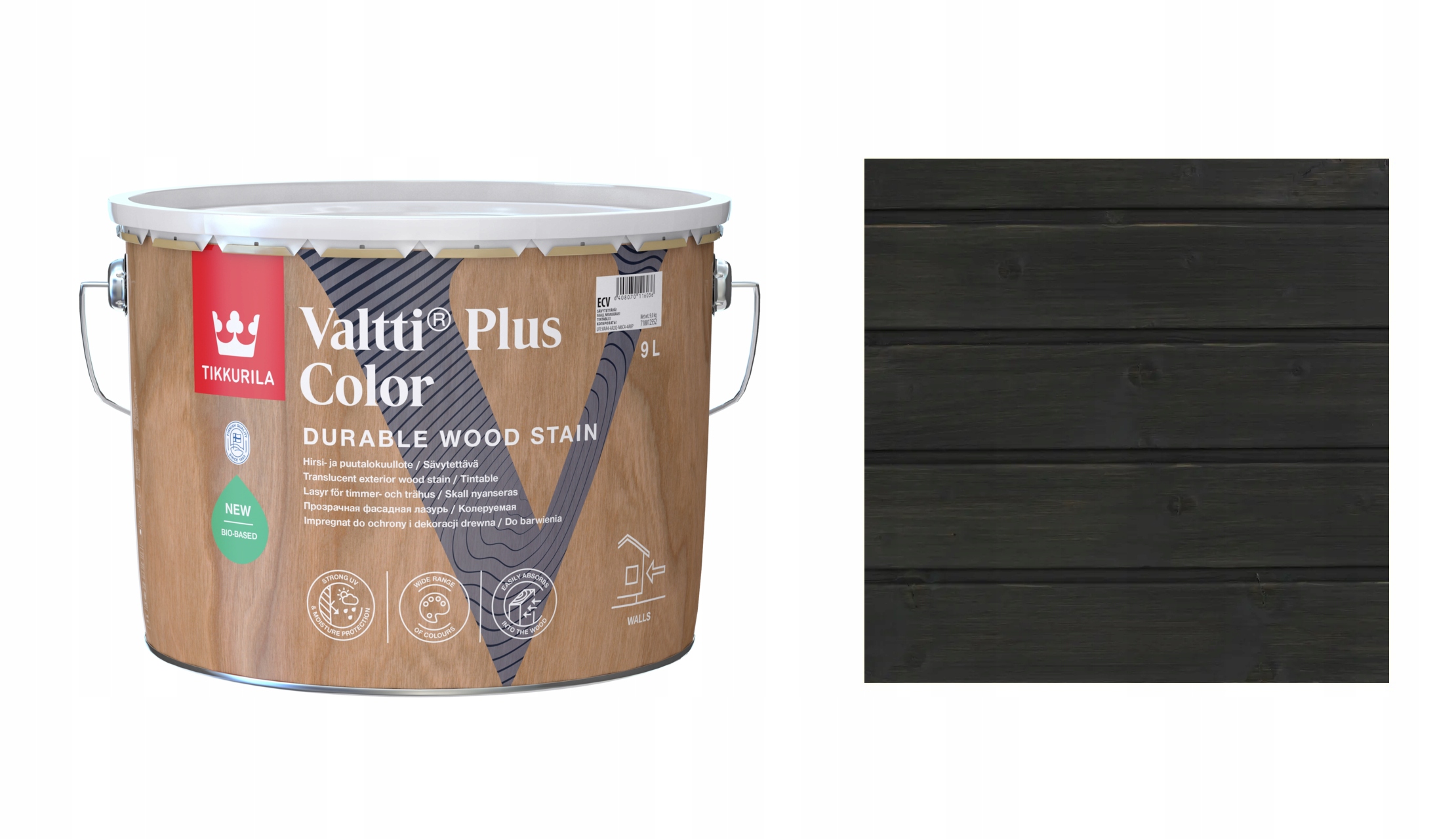 Tikkurila Valtti Plus Color 9L 204A Winter Sky – Rychleschnoucí Impregnace