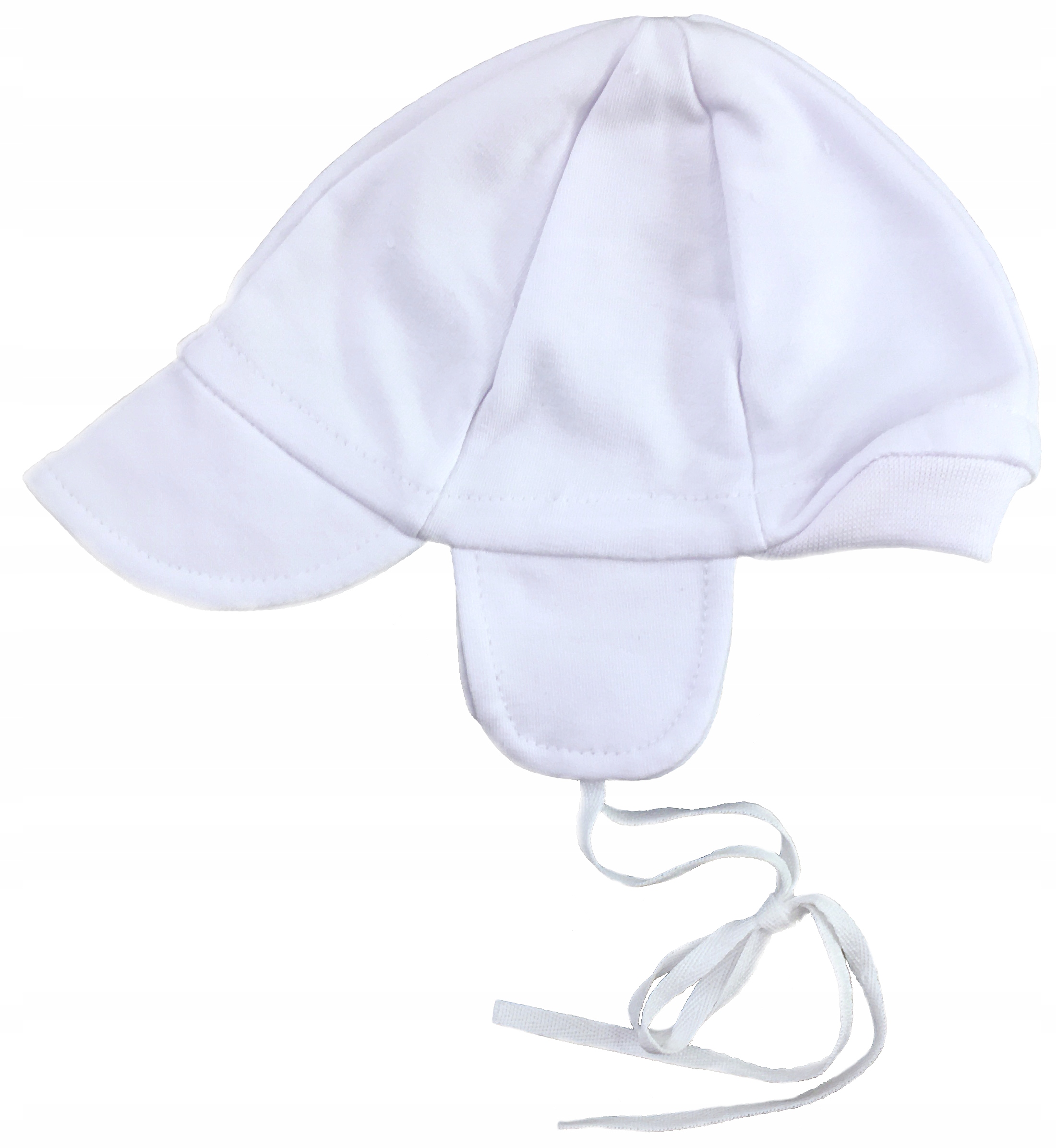 

Czapeczka wiązana pilotka czapka z daszkiem 62 cm