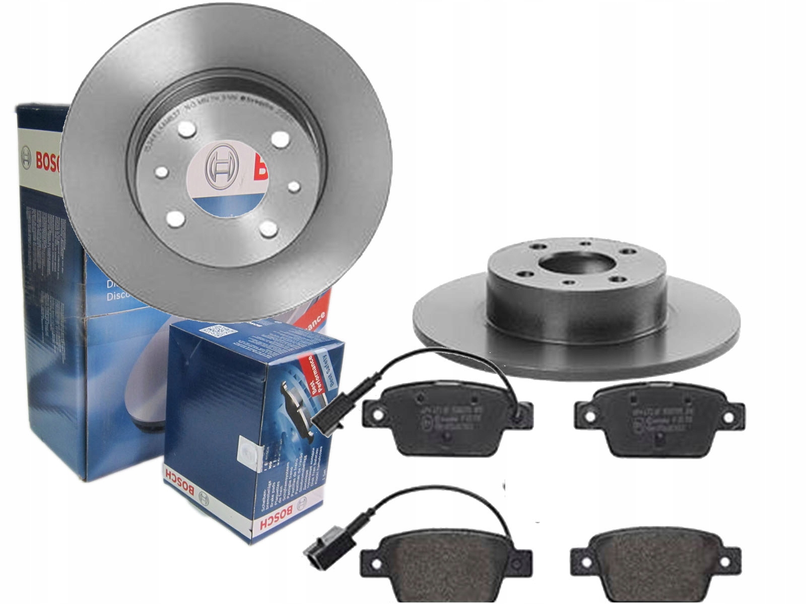 ДИСКИ BOSCH ЗАДНІ FIAT BRAVO II LANCIA DELTA