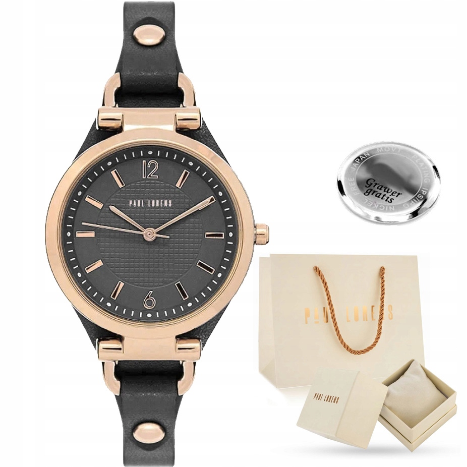 Dámské hodinky Paul Lorens Dora kožený řemínek s podložkou krabička