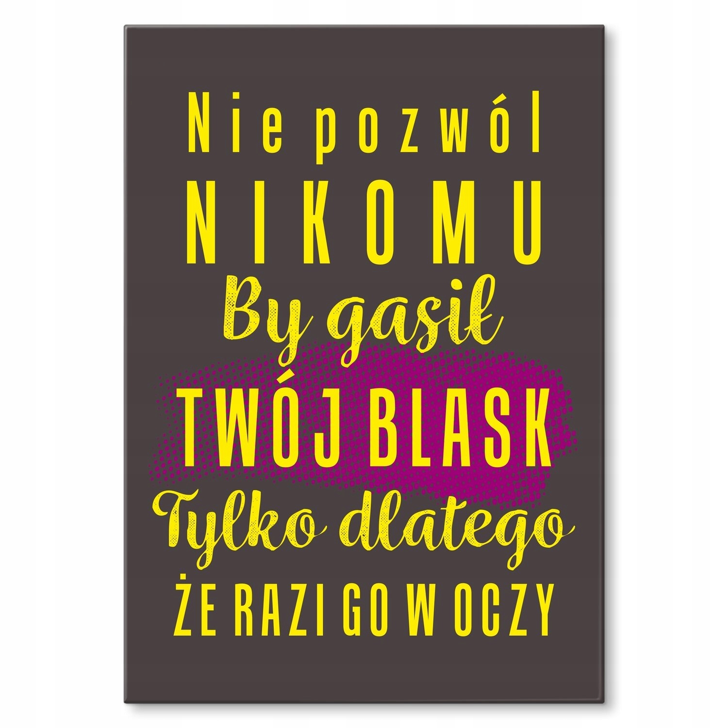 Kovový plakát nedovol nikomu Dárek 22 x 31 cm