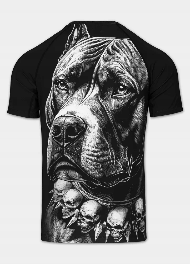Tréninkové tričko s krátkým rukávem Pitbull M černé