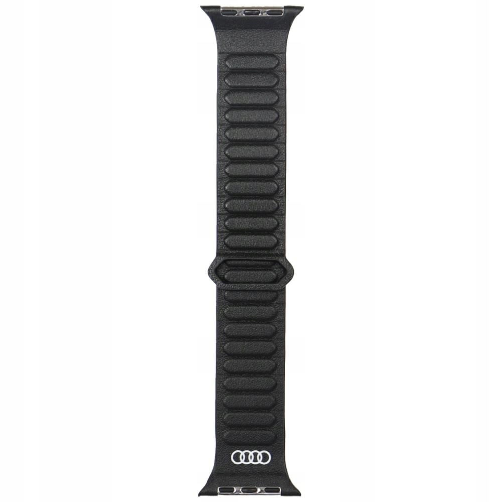 Řemínek Pro Apple Watch 44 MM 45 MM 46 MM 49 MM Kožený S Magnetickým Potiskem