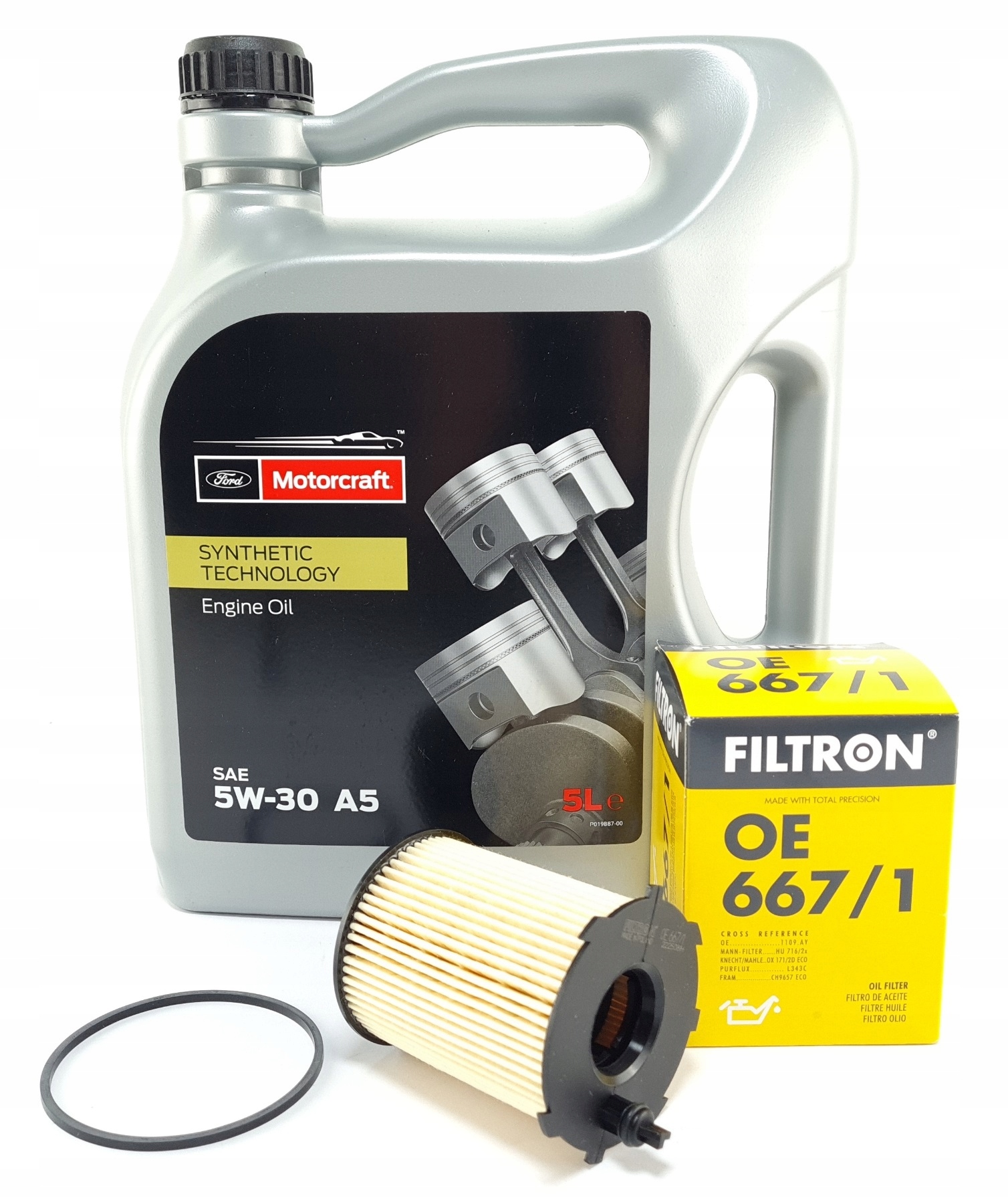 Motorový olej Ford Motorcraft Engine Oil 5W-30 A5 5L olejový filtr OE667/1