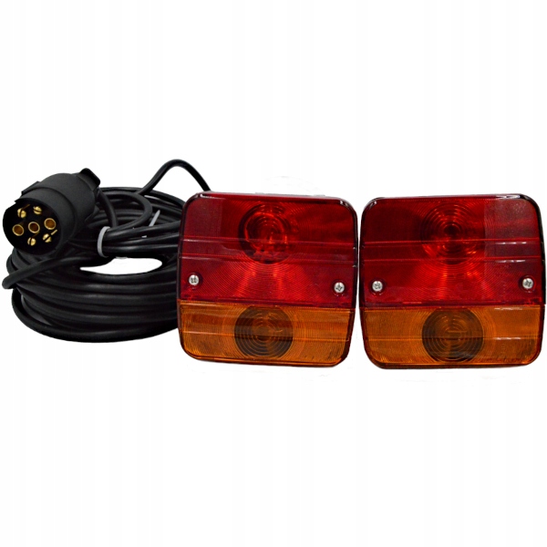 

Lampy Tylne Na Magnes Zestaw 12/24V Przyczepy