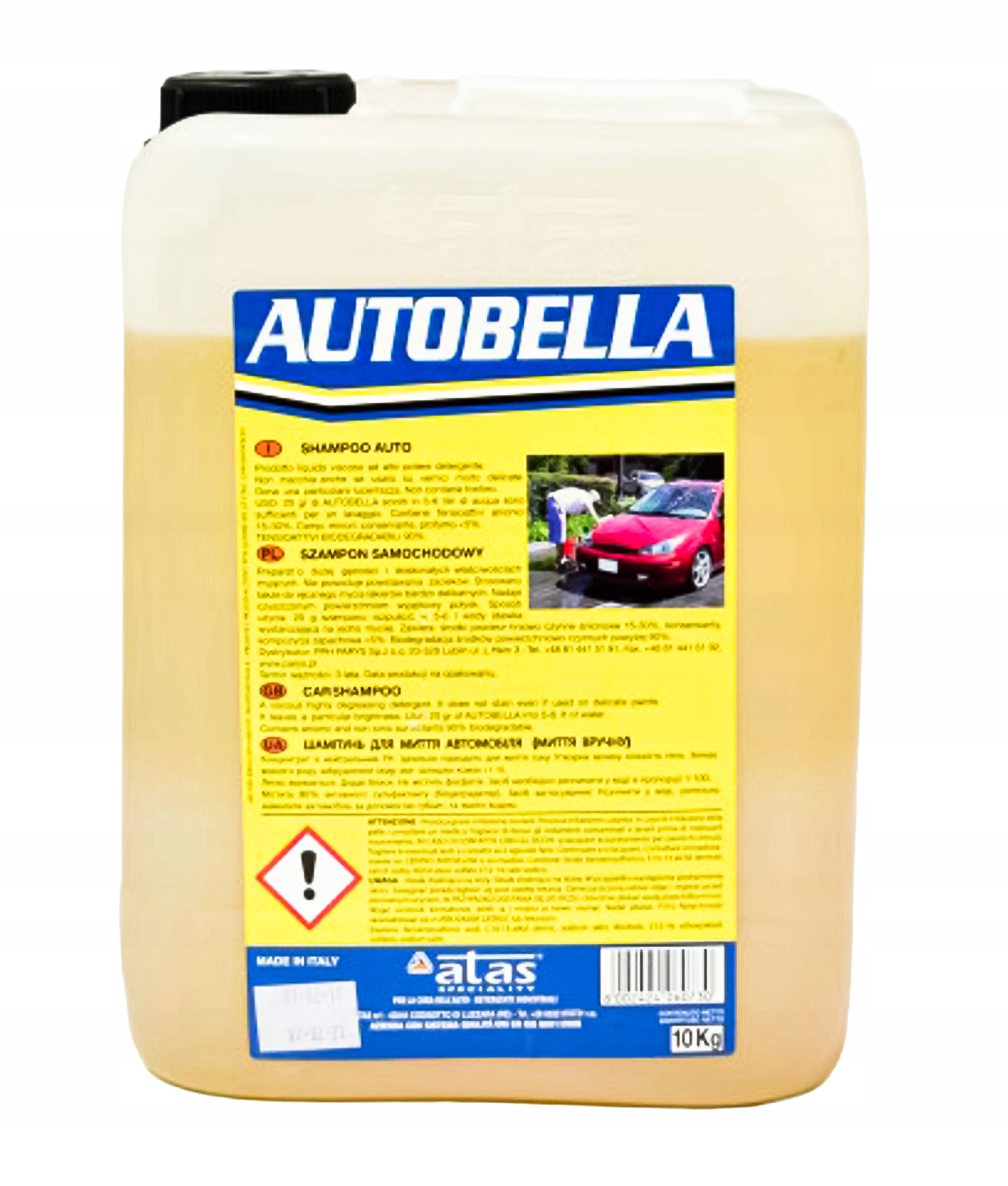 Szampon samochodowy autobella 10l Plak AUTOBELLA/10L