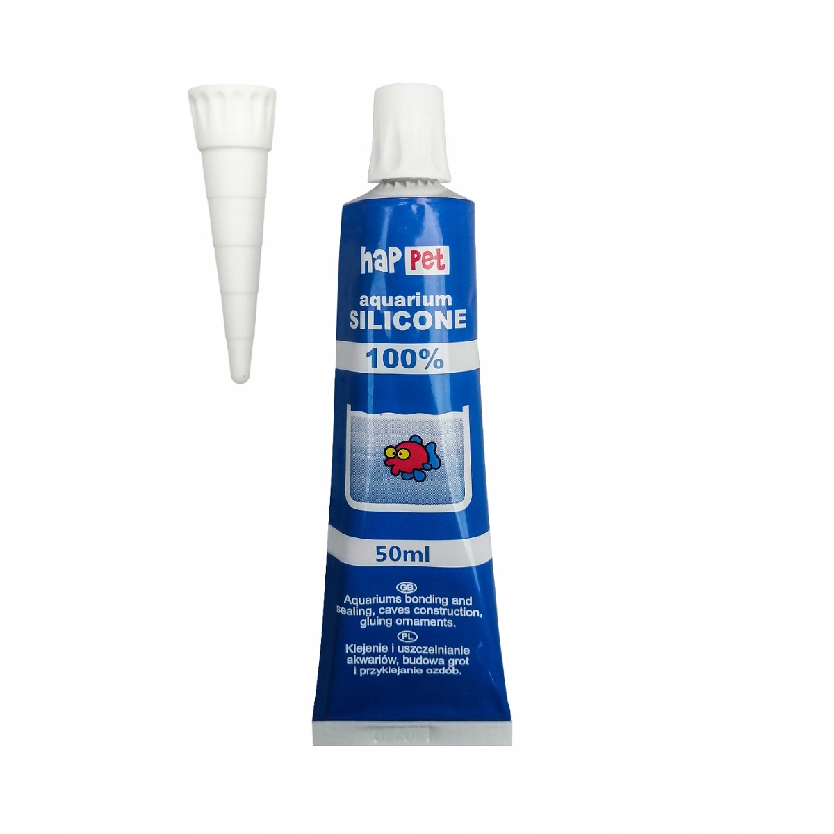 Happet Silikon akwarystyczny czarny 50 ml