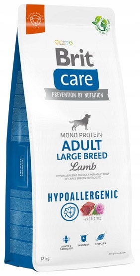 Levně Brit Care Hypoallergenic Adult Large Lamb 12 kg