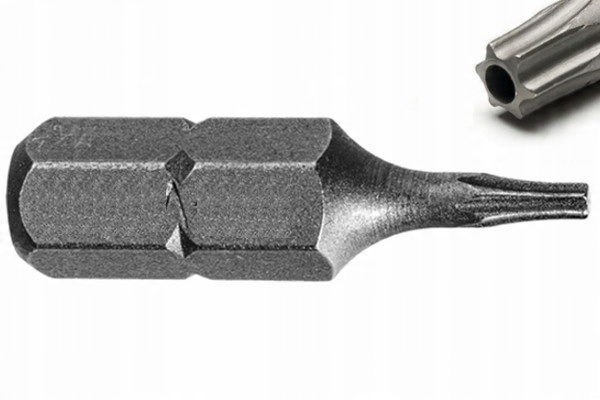 

Bit 1/4'' T8 25 mm Z Otworem At Torx Gwiazdka