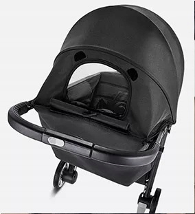 Baby Jogger City Tour 2 Pitch Black wózek spacerowy + Pałąk Wysokość produktu 135 cm