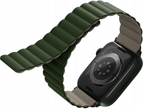 Pásek Uniq pro Apple Watch 4/5/6/7/SE/8/9/Ultra 44/45/49 mm zeleno-tmavě šedý