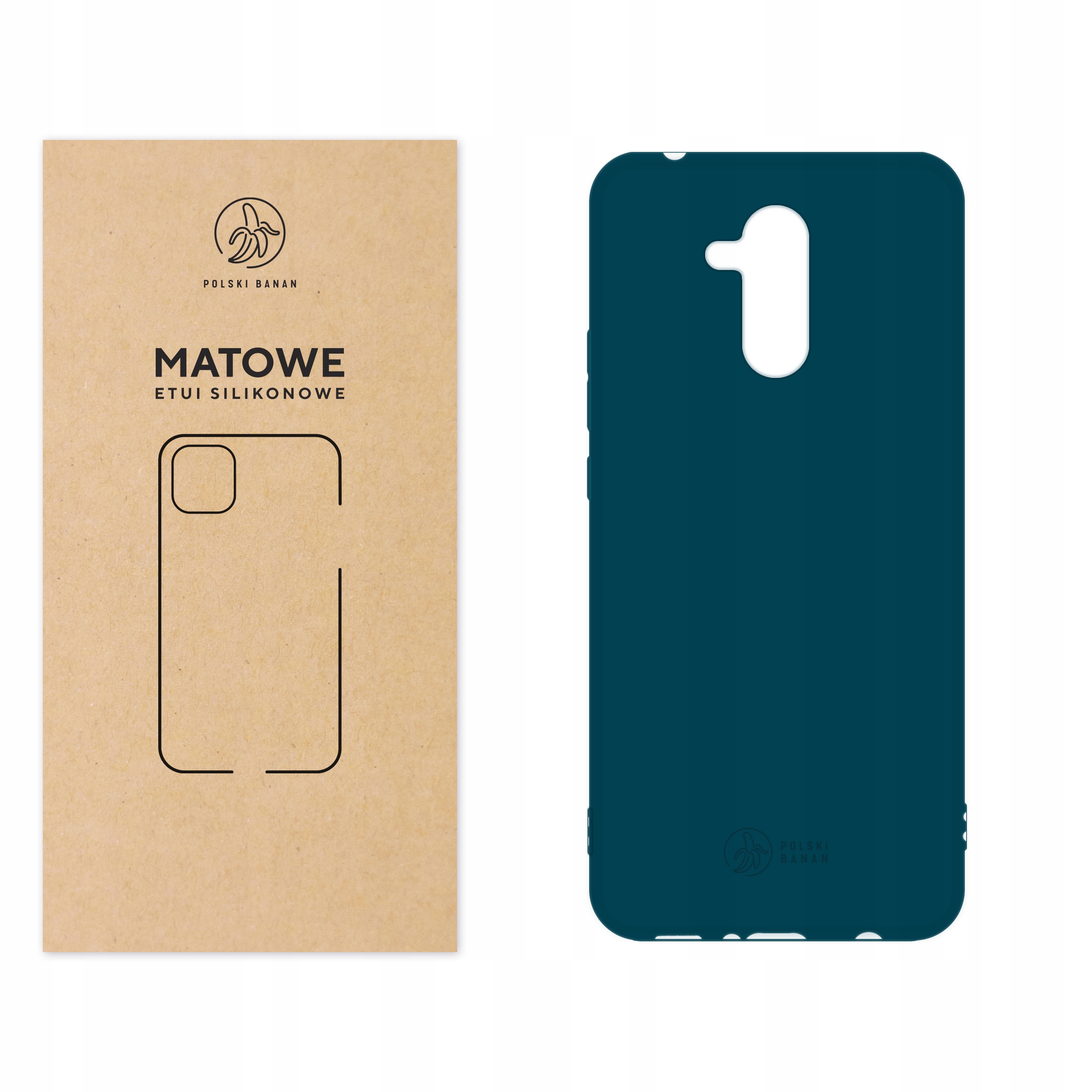 

Etui Matowe do Huawei Mate 20 Lite morskie