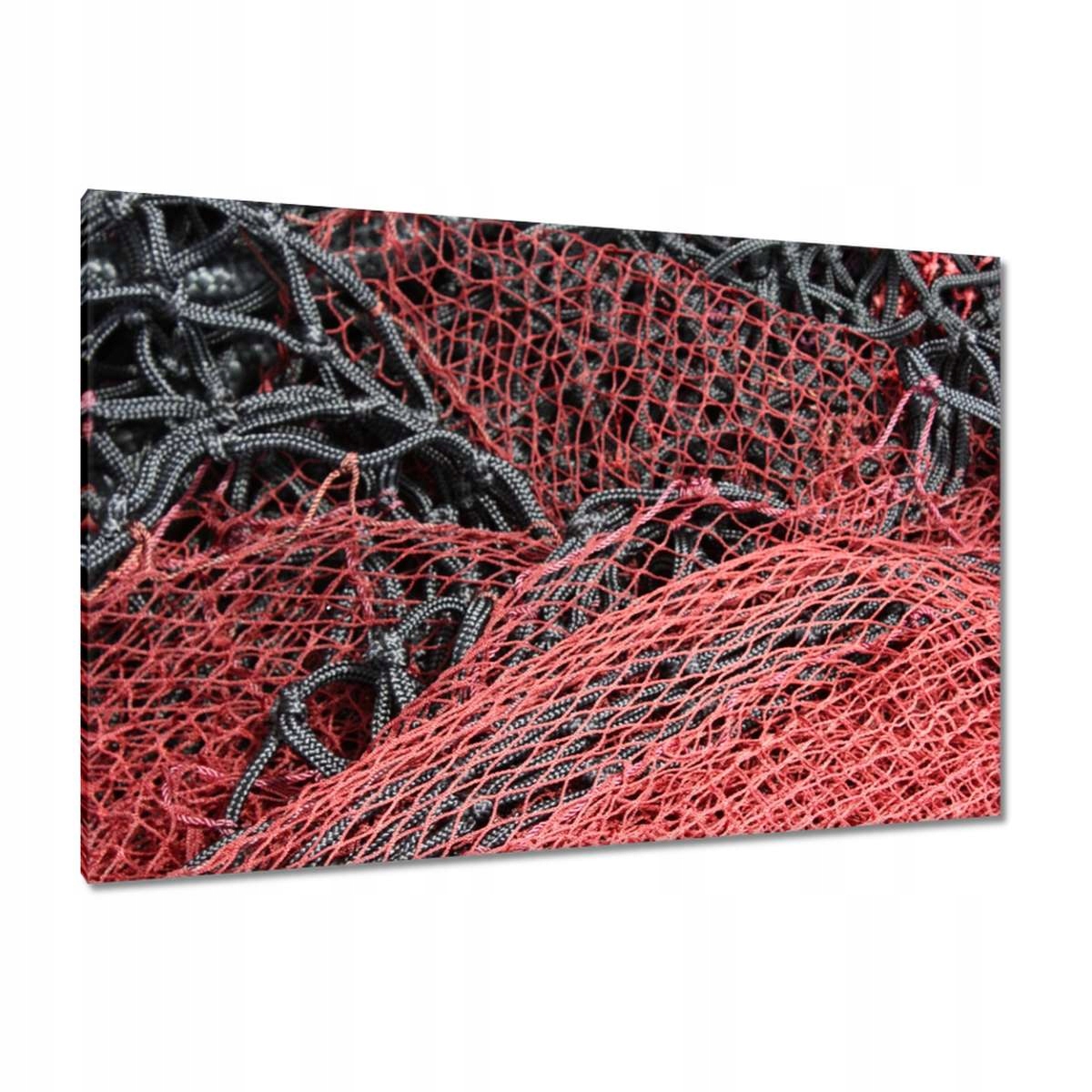 Obrazy 120x80 Červená rybářská síť
