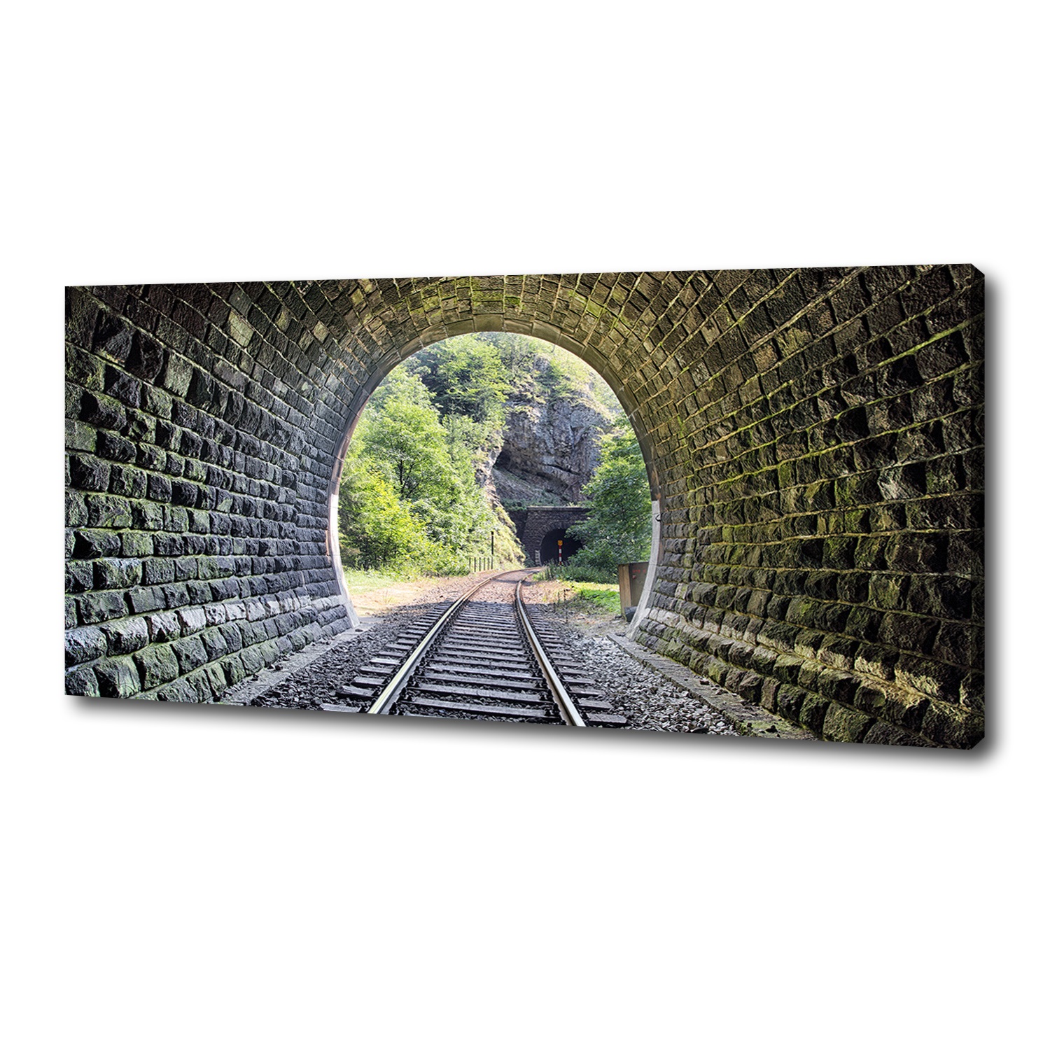 

Foto obraz na płótnie Tunel kolejowy 125x50 cm