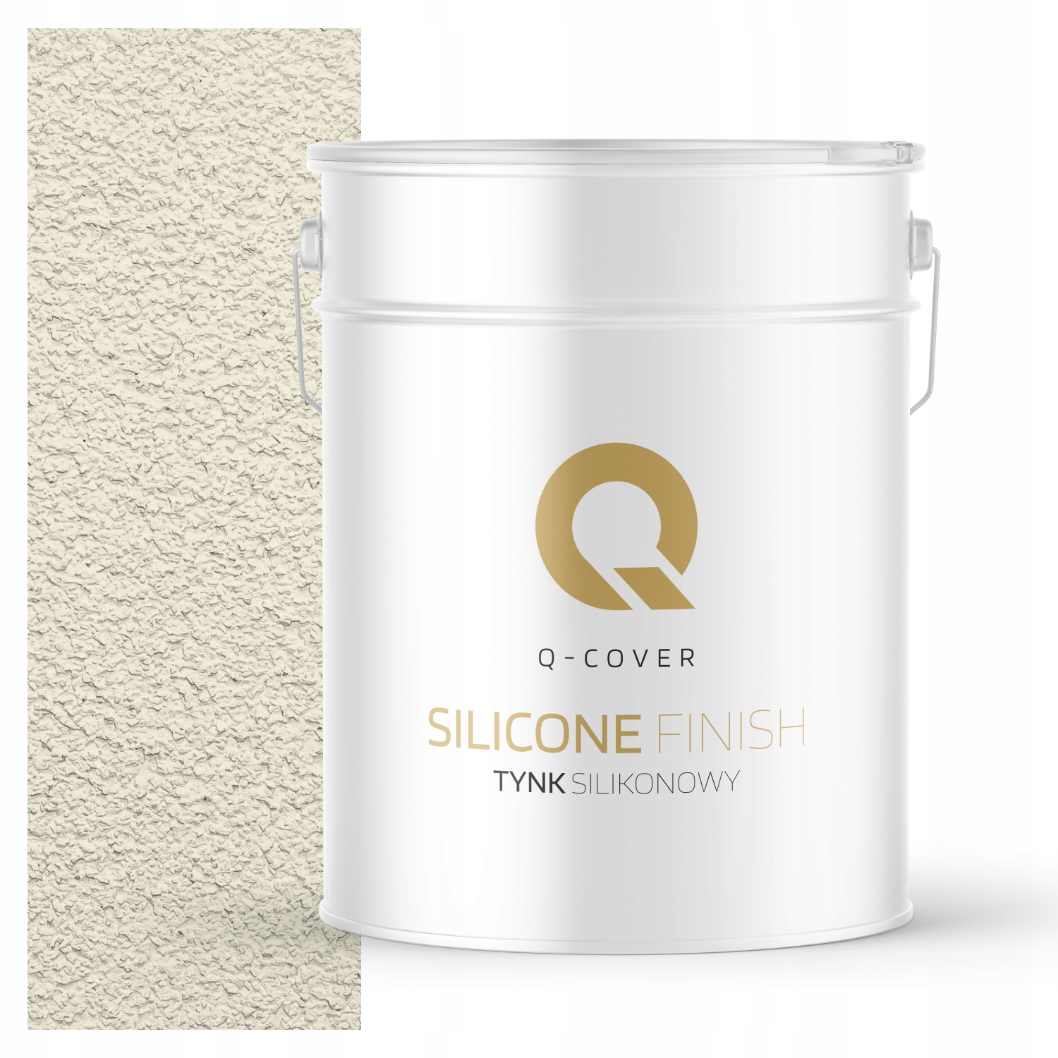 Silikonová Fasádní Omítka Bílá Béžová F771 15 Kg Beránek Granulace 2.0 mm