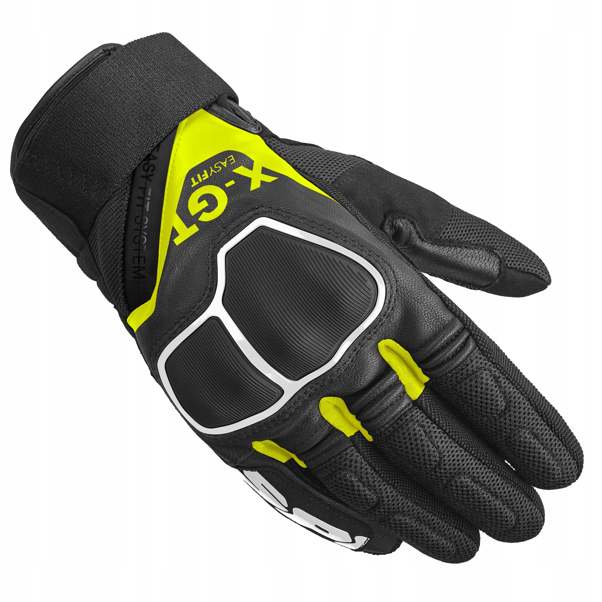 Motocyklové rukavice Spidi X-gt Čierna/Žltá fluo XL
