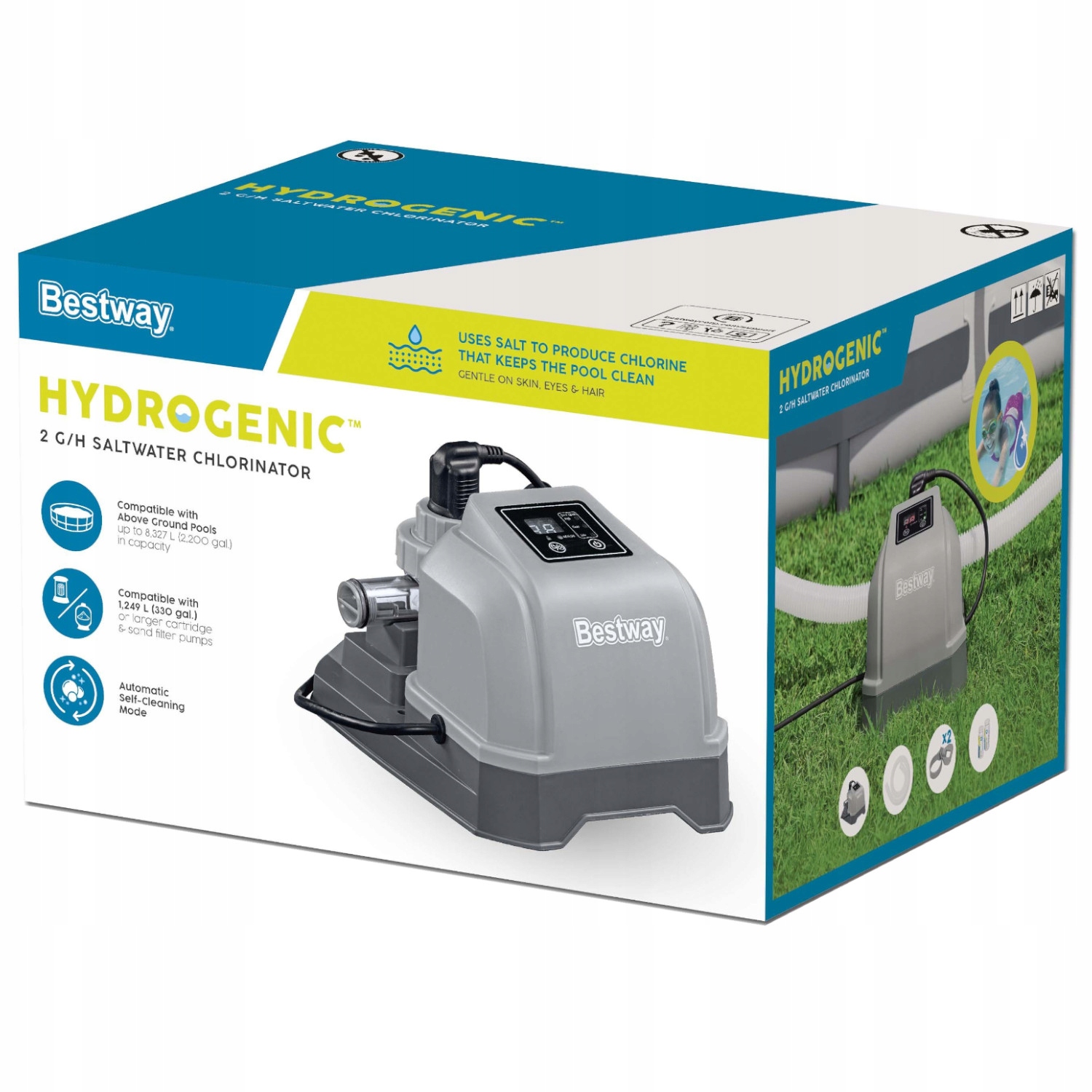 Generátor chloru Do Bazénu Bestway 58773 2 g/h Led Příslušenství Model 2026