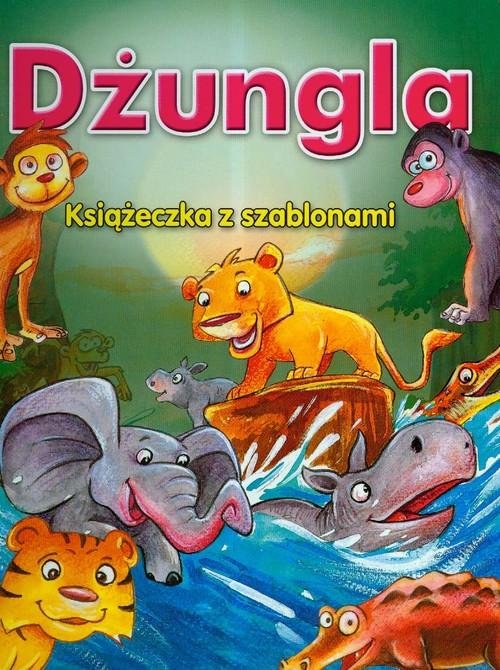 DŻUNGLA - KSIĄŻKA Z SZABLONAMI TWARDA - DUŻA NOWA!