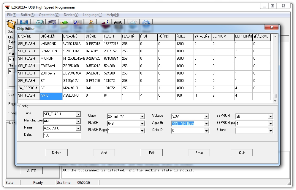 Programator USB EZP2023+ szeregowych Flash EEPROM Rodzaj programator pamięci