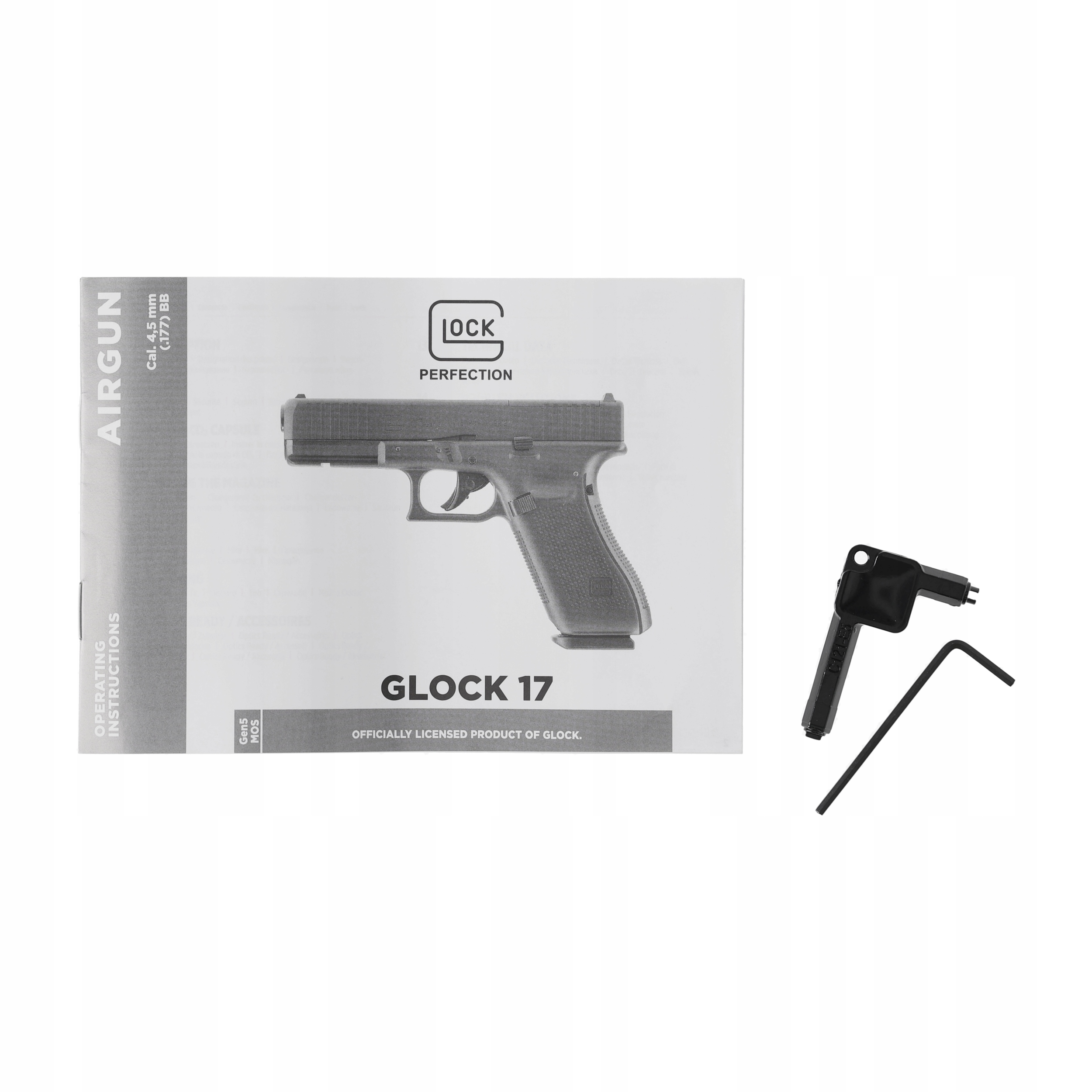 Pistolet Umarex Glock 17 gen5 MOS 6 mm BB CO2 gazowe