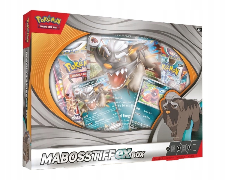 Zestaw oryginalnych kart Pokemon TCG: Mabosstiff ex Collection Box