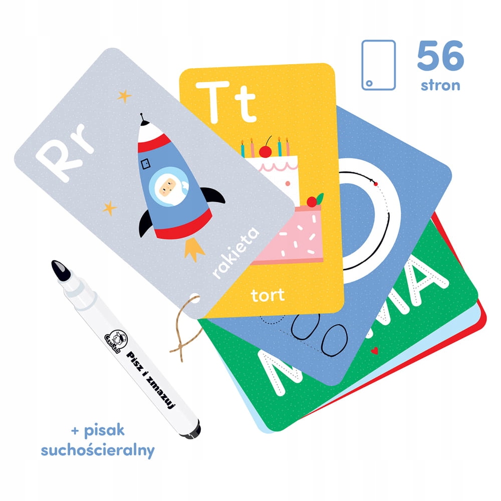 Zabawy edukacyjne z pisakiem Poznaję Litery CzuCzu Tytuł CzuCzu. Poznaję cyfry. Zabawy edukacyjne z pisakiem zmazywakiem