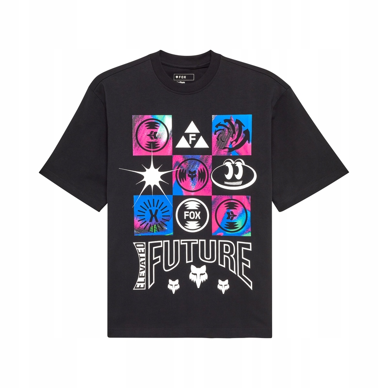 Tričko Fox Image Cosmo Mw Oversized 1 Čierne L