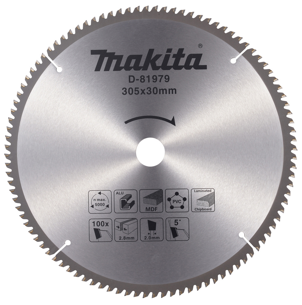 Tarcza tnąca Makita D-81979 305 mm do aluminium Mdf Pvc 30 mm