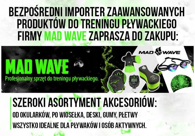 MAD WAVE PŁETWY PŁYWACKIE DŁUGIE TRENINGOWE 44-45 Rozmiar zakresowy 44-45