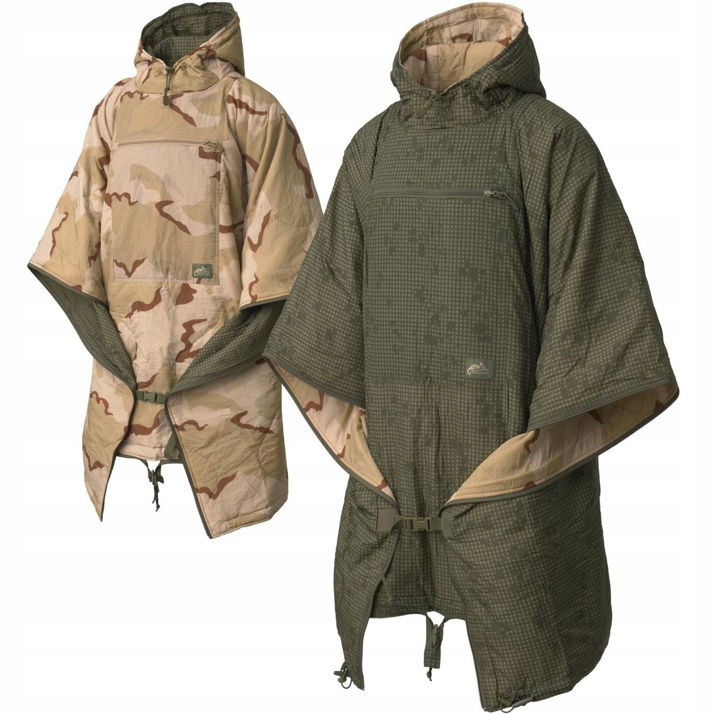 Helikon Dwustronny Swagman Roll Poncho Desert Night Camo Us Desert