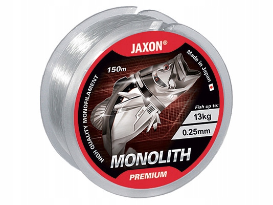 Żyłka Jaxon Monolith Premium 0,12mm 150m Uniwersalna Przeźroczysta Na Ryby