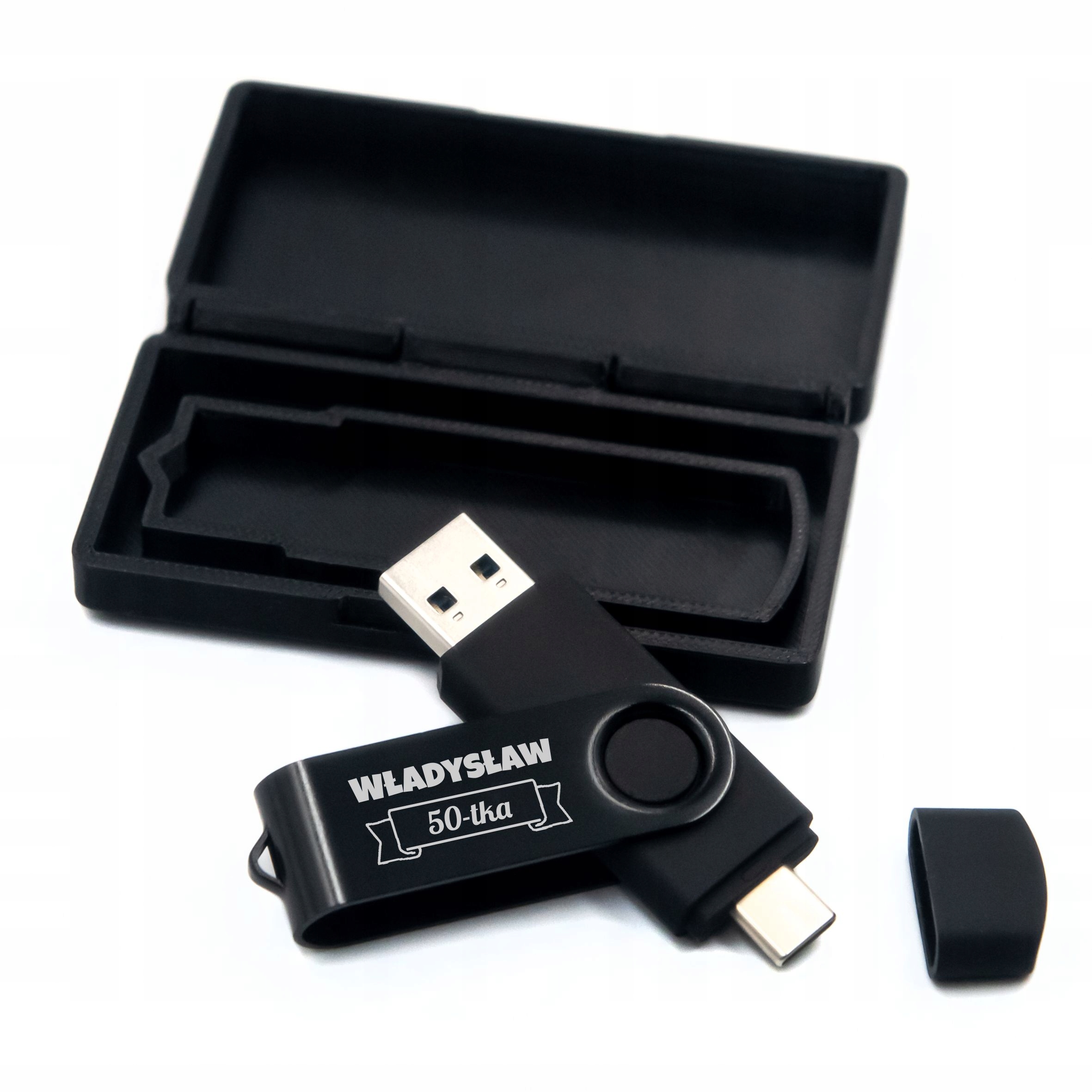 Pendrive Twister Krabička 128 Gb 3.0 Usb-c gravírování narozeninová studánka žák
