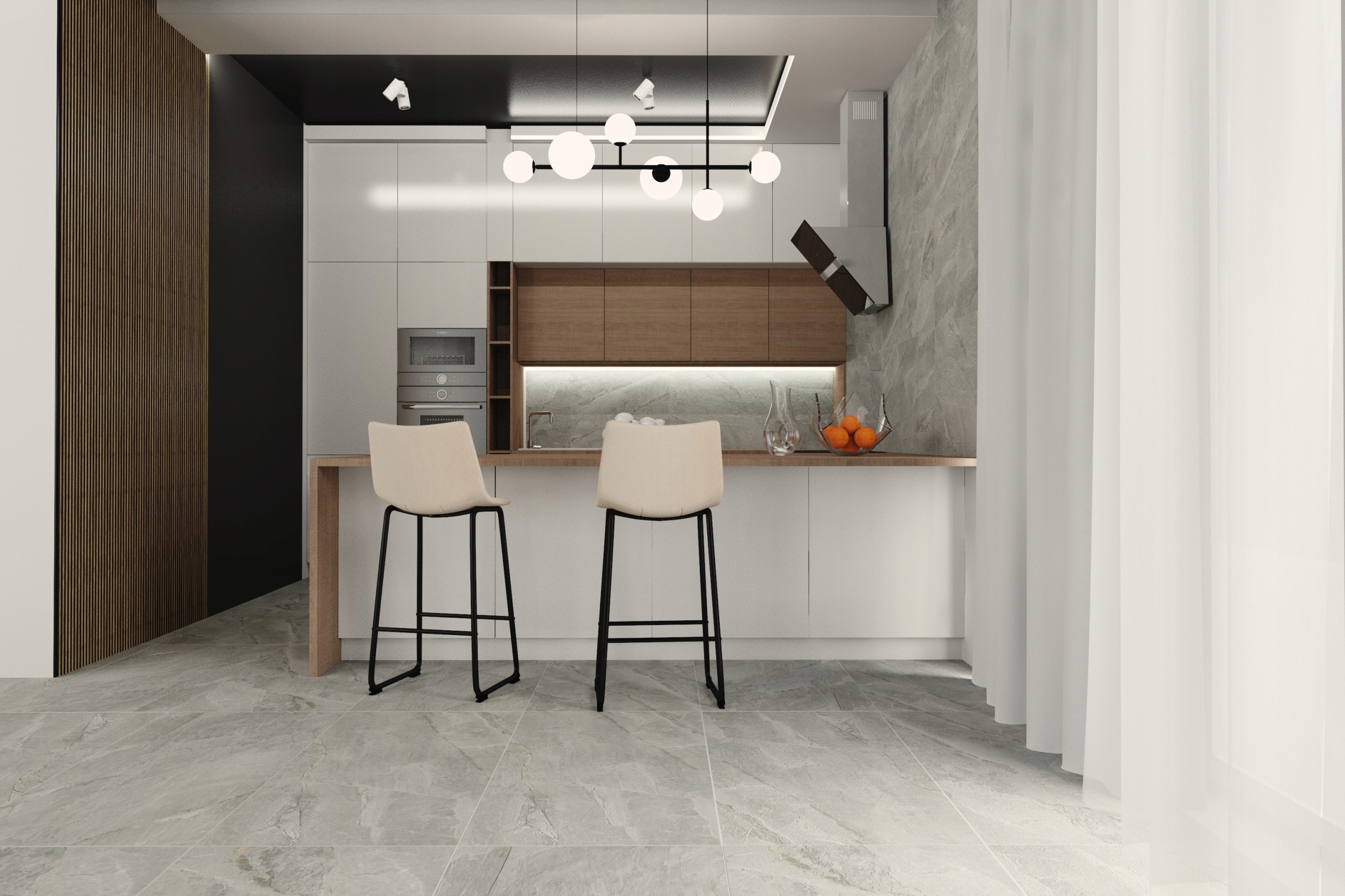 PŁYTKI PODŁOGOWE GRES FUSION GREY 60x120 CARVING Szerokość produktu 120 cm