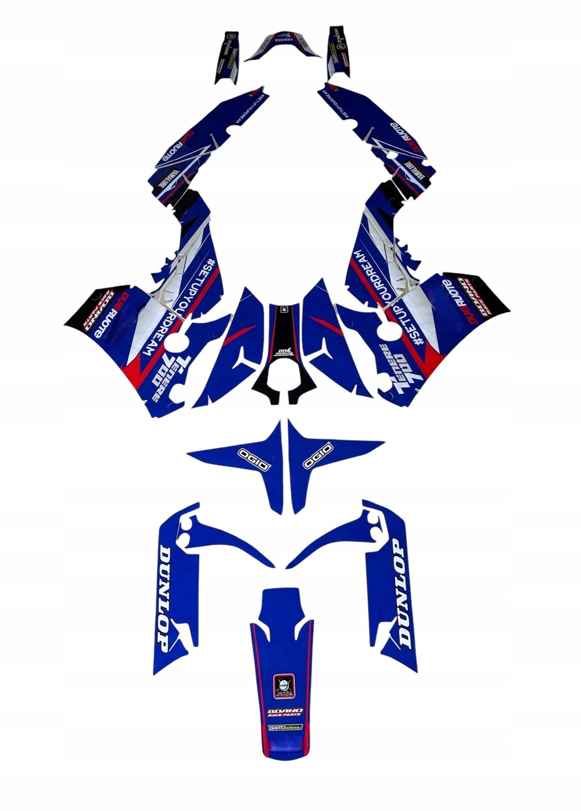 Yamaha Tenere 700 T7 19-24 hrubá dyha komplet Cubamoto