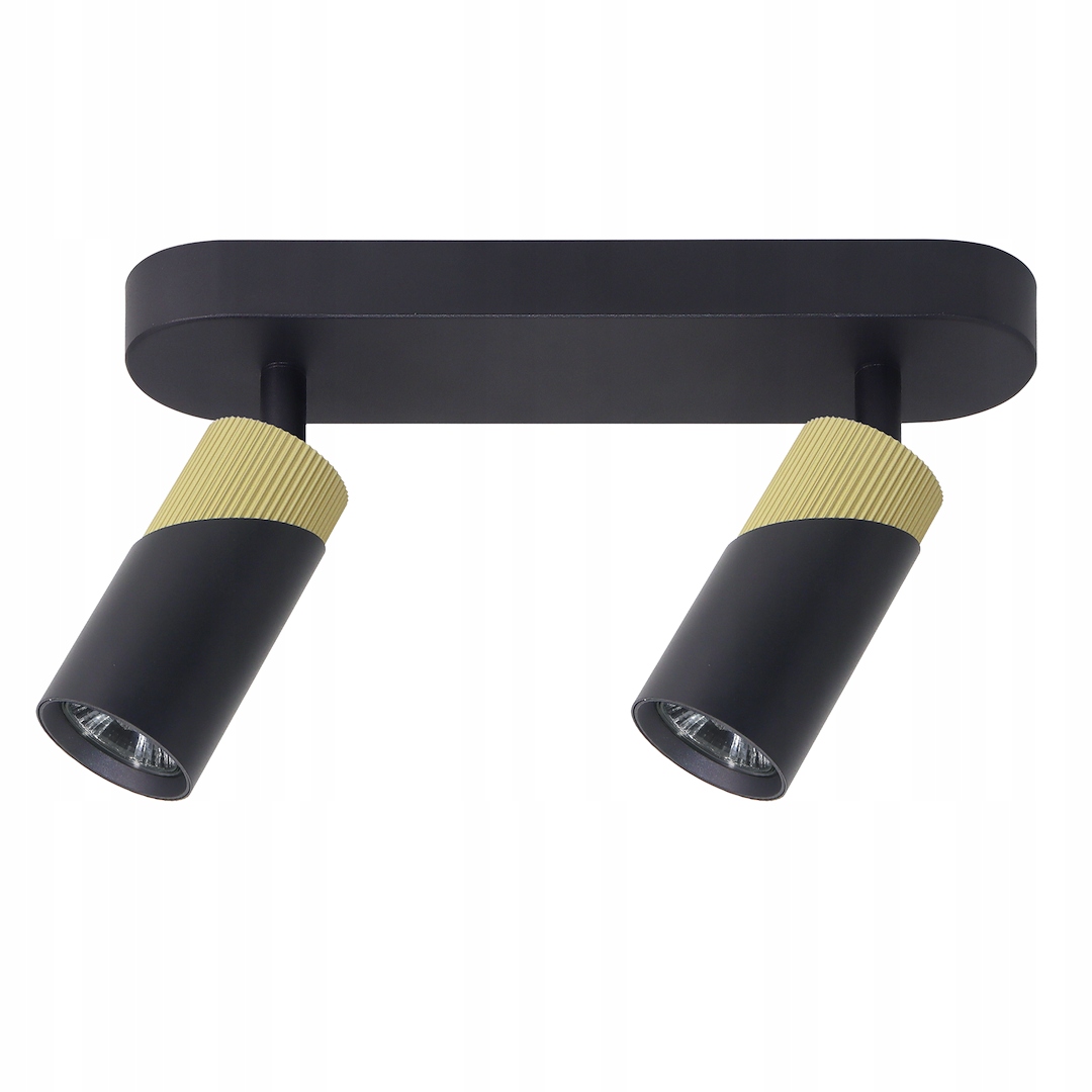 Levně Neo Black Gold Spot 2xGU10