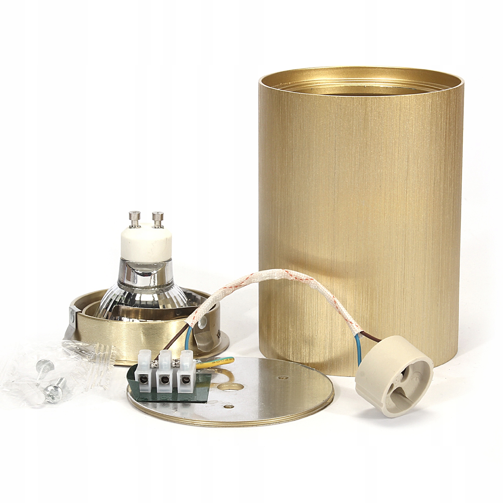 Oprawa Natynkowa Halogenowa Tuba LED GU10 Złota Rodzaj spot