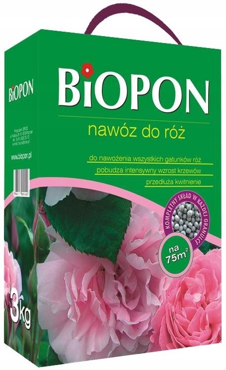 

Nawóz do róż 3kg Biopon